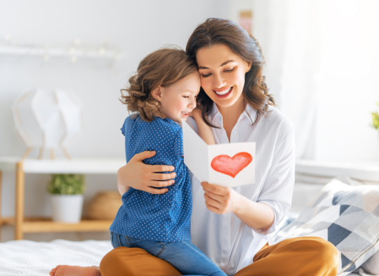 Mom and Daughter celebrating Mother's Day